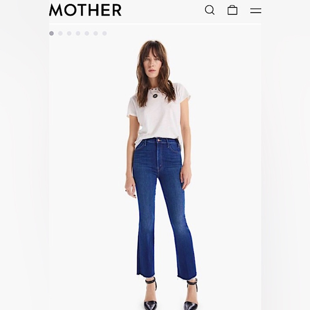 NWOT Mother Hustler Ankle Fray Size 32